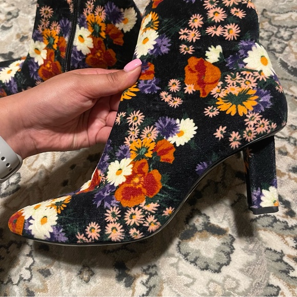 STAUD Floral Ankle Boots - Multicolor - Picture 5 of 10